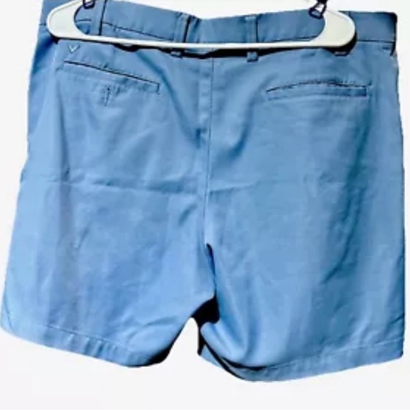 Callaway Golf Mens 40x7 Shorts Flat Front Slate Blue Quick Dry Lightweight - Picture 2 of 8
